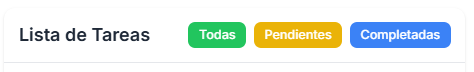 Lista de tareas